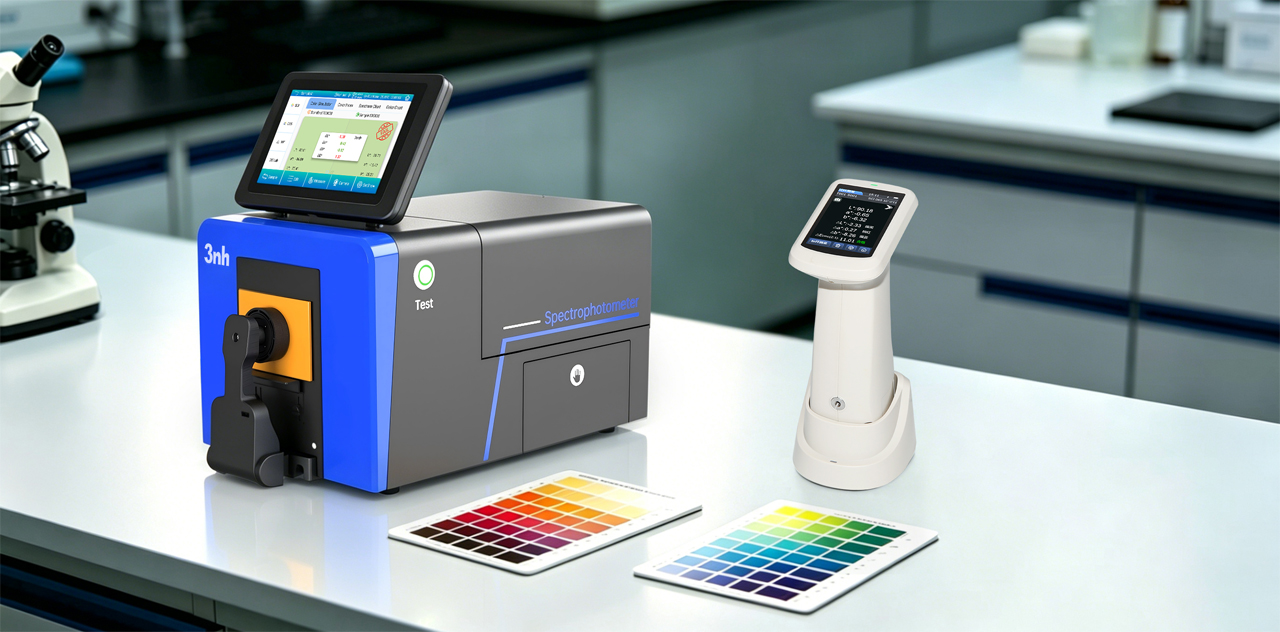 Benchtop_spectrophotometer_and_ks510_Portable_spectrocolorimeter