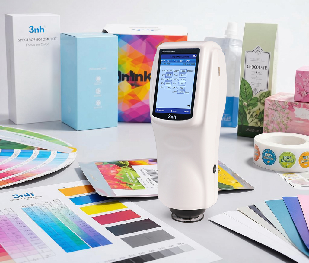3nh colorimeter for packagings color measurement