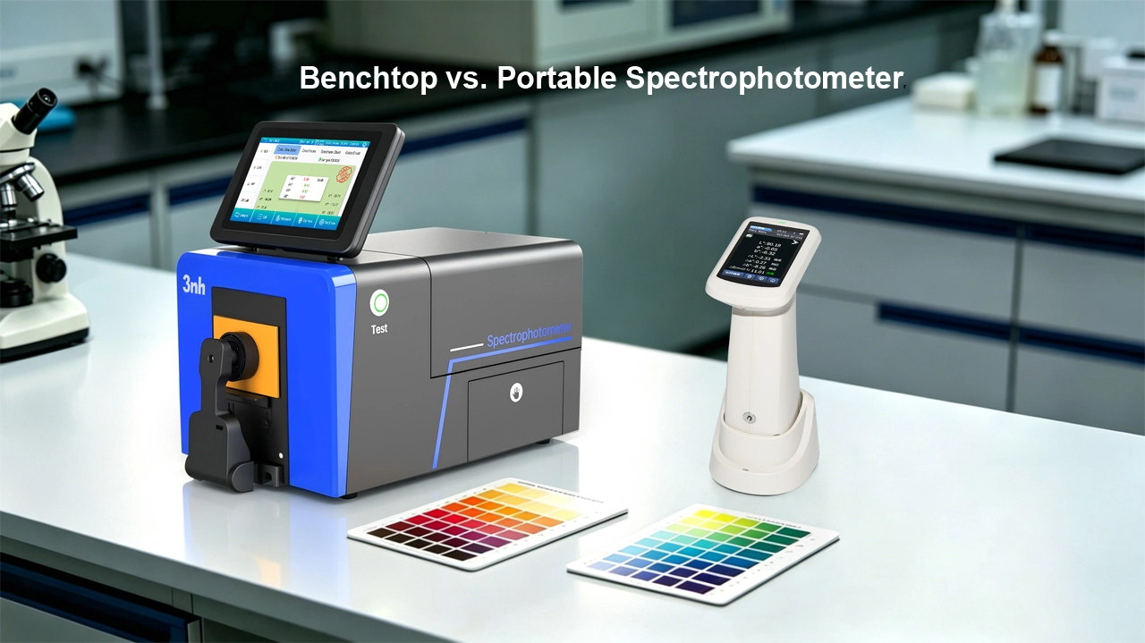 3nh Benchtop spectrophotometer_vs Portable Spectrophotometer